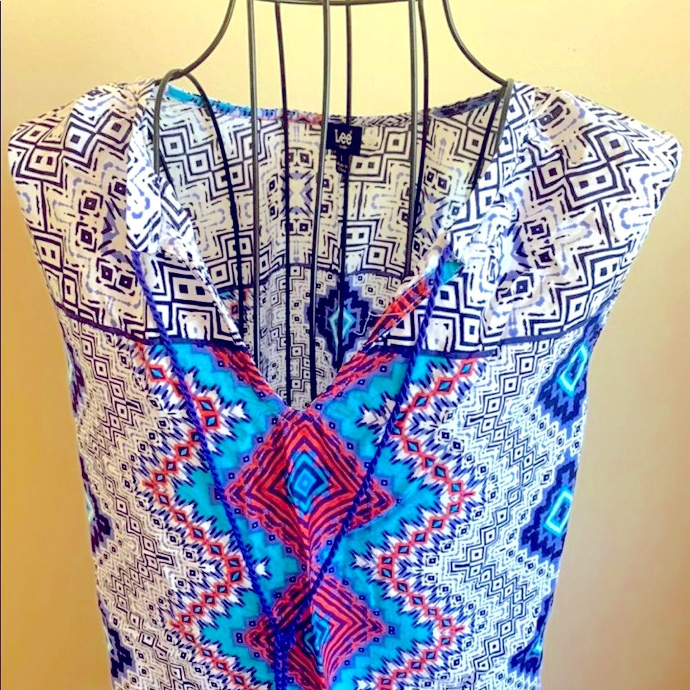 Women's LEE Printed Tank Top Large